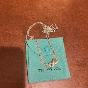 Tiffany sterling silver Infiniti necklace